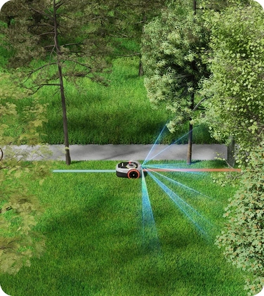 Робот-газонокосарка Segway Navimow i-105E RTK, ширина стрижки 18 см