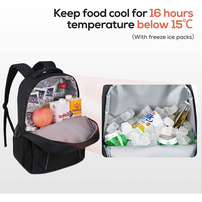 TOURIT Cooler Backpack 22L Waterproof Insulated Thermal Backpack for Picnics, BBQs, Camping, Outings, Shopping