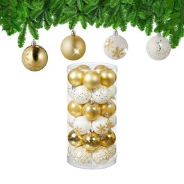 Relaxdays Set of 30 Christmas Baubles