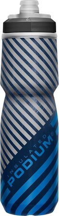 Пляшка для води CAMELBAK Podium Chill 710 мл для спорту, велосипеду, бігу, походів, ізоляційна, синя смуга