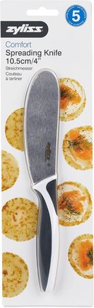 Zyliss Comfort Kitchen Knife Set - 6 Piece Stainless Steel Knife Block Set with Shears - Dishwasher Safe - 5 Year Warranty