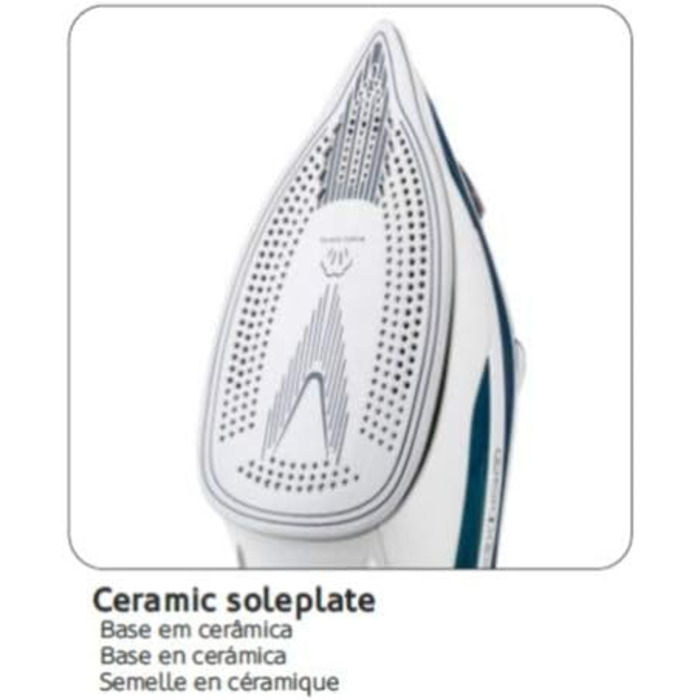 Праска HÆGER ULTRA STEAM 2800: керамічна підошва, захист від накипу та протікання, самоочищення, 2800 Вт