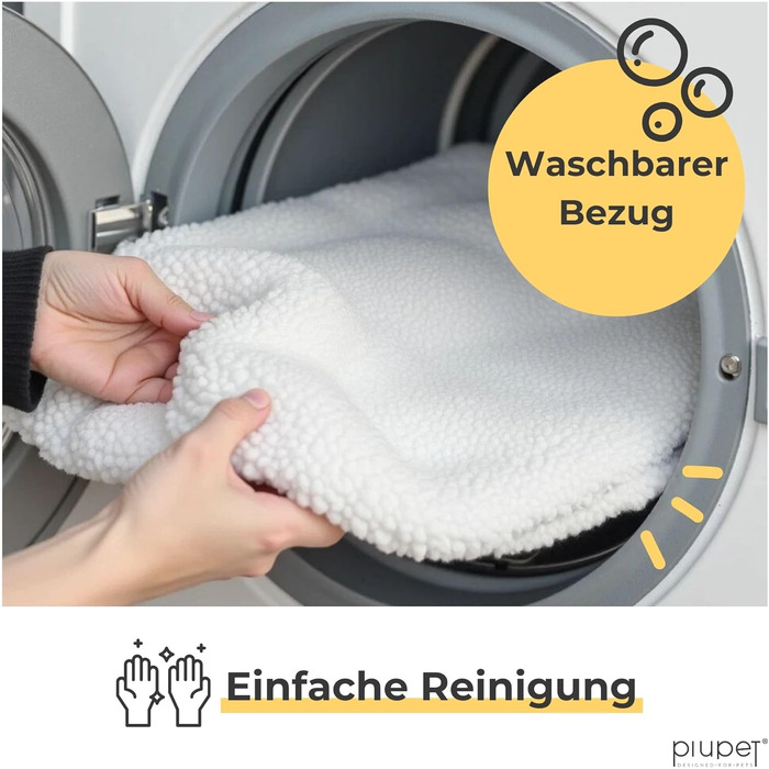 Кішка ліжко на підвіконня PiuPet 90x25 см | Антиковзне ліжко для котів | М'яка, самогріюча ковдра | Бежевий