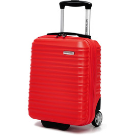 Валіза на колесах Wittchen Groove Line L, велика, чорна, з ABS-пластику, з кодовим замком, 4 колеса, для авіакомпаній Lufthansa/Eurowings/Ryanair