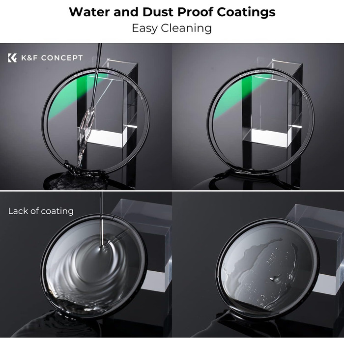 Фільтр K&F Concept 67мм MCUV з магнітним кріпленням та кришкою для об'єктива (Nano-Xcel)