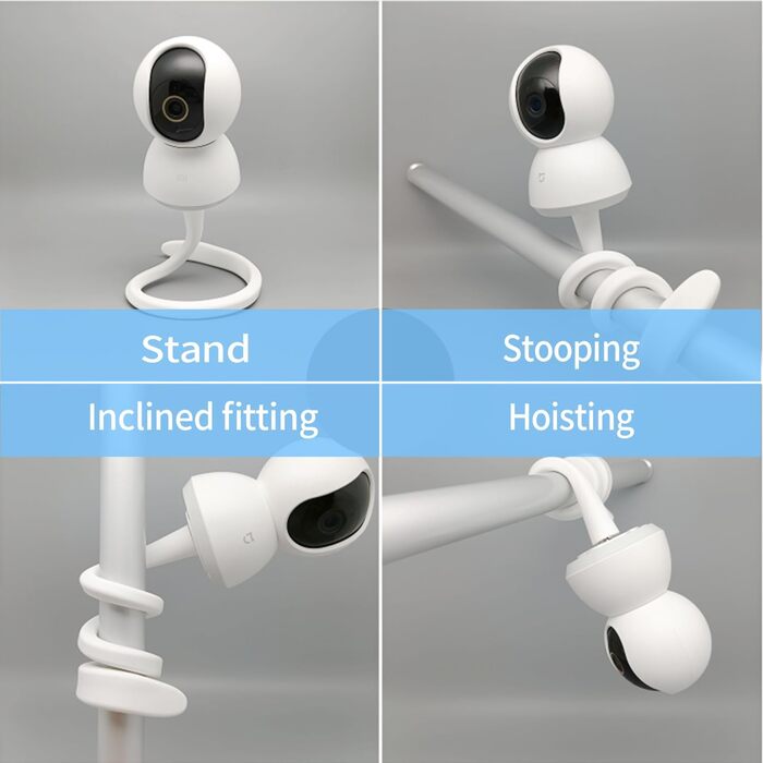 Дзеркало-тримач для дитячого монітора Lonnky 7.1' - сумісний з Vtech, Eufy, ANMEATE та іншими моделями, гнучкий кріплення для ліжечка та стіни, без інструментів