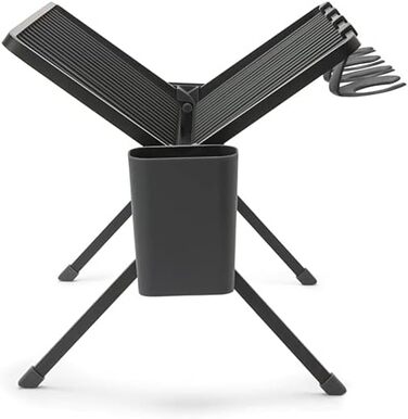 Brabantia Folding Dish Drainer (L, Dark Grey)
