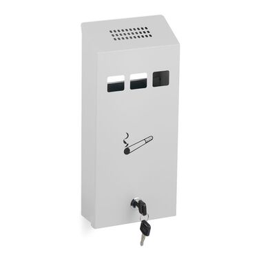 Relaxdays White Wall-Mounted Cup Holder