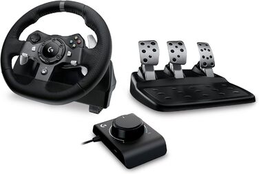 Руль Logitech G29 Driving Force з Force Feedback, 900° обертів, шкіряне покриття, педалі з нержавіючої сталі, сумісний з PS4/PS3/PC/Mac, чорний