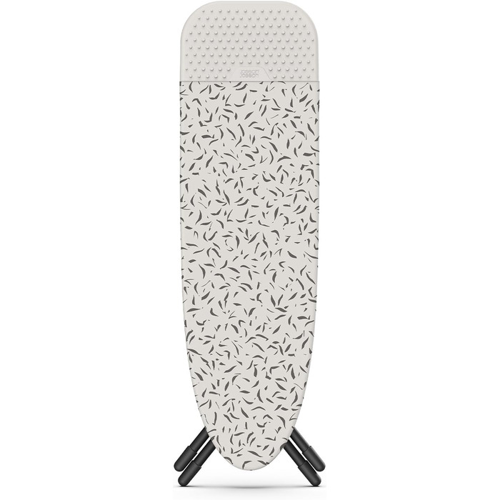 Гладильна дошка Joseph Joseph Glide 135 x 45 см з регулюванням висоти та стійкою до нагрівання платформою для прасування, зручне зберігання, 4-шаровий бавовняний чохол (Plus, Ecru, 130 см)