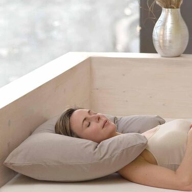 HEFEL My Neck Pillow, 50x70 cm: Ergonomic Orthopedic Pillow for Neck Pain and Stiffness, Suitable for Side Sleepers and Back Sleepers, Recommended by Doctors and Therapists
