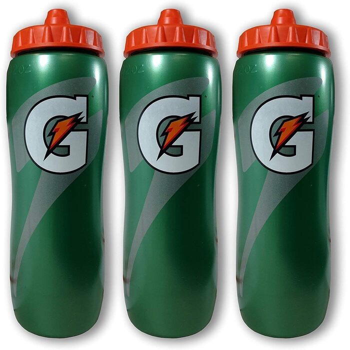Gatorade Contour Style Squeeze Bottle, 900 ml, 3-pack