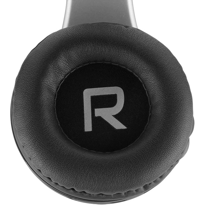 Бездротові навушники PowerLocus Over-Ear з Bluetooth та мікрофоном, складні, з м'якими амбушюрами, Hi-Fi стерео звук, бас, для дітей/дорослих/ТВ/ПК/офісу (срібні)