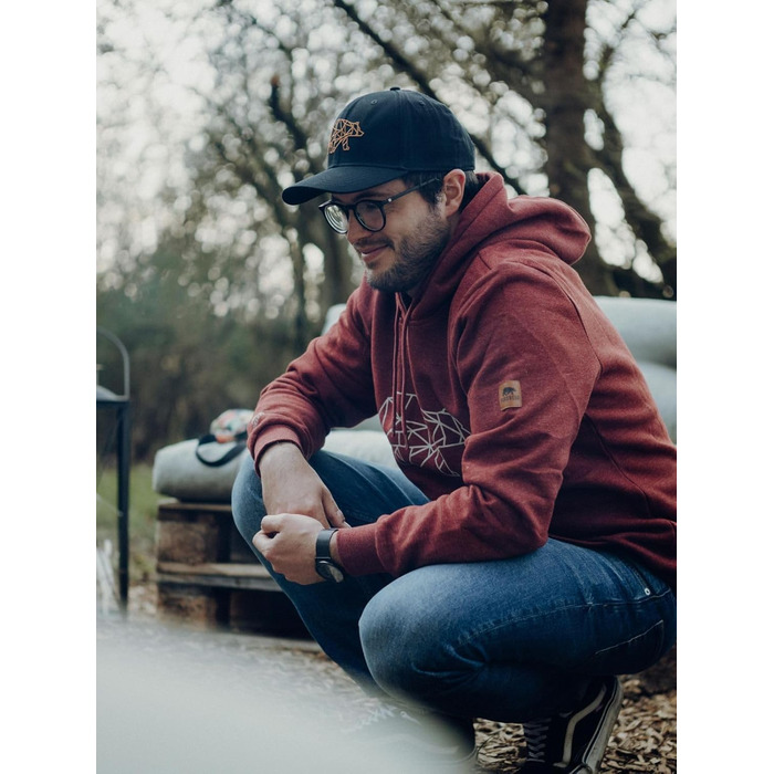 Чоловіча толстовка FORSBERG Pettarson з ведмежим логотипом | Скандинавський стиль | Коллекція на всі сезони | Для відпочинку, роботи, активного відпочинку | Жовтий