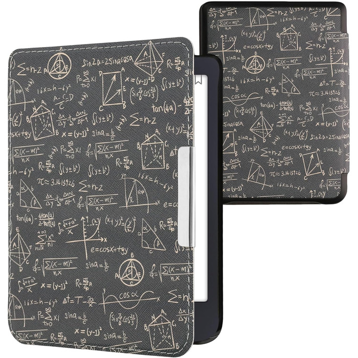 Чохол-книжка kwmobile для Tolino Shine 3 - яскравий чохол для eReader, блакитний, жовтий, зелений (комбінація зелено-жовтий)