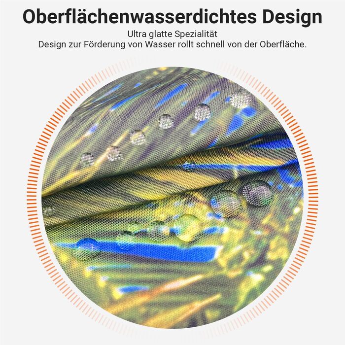 Штора для ванної кімнати 180x200 см, антигрибкова, водовідштовхувальна, з поліестеру, з кільцями (220x180 см)