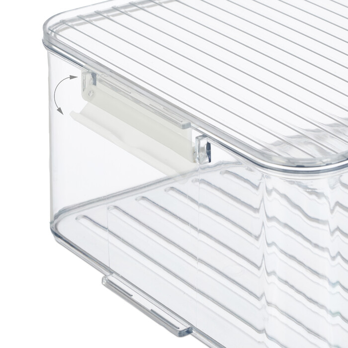 Relaxdays Refrigerator Organizer 2-Piece Set