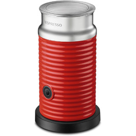 Nespresso Aeroccino 3: Електричний спінювач молока, червоний (120 мл піни, 240 мл гарячого молока)