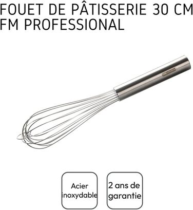 Віночок кухонний FMprofessional 21888, нержавіюча сталь, 35 см, сріблястий (робоча частина 30 см)