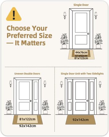 Тонкий килимок для входу COLOR&GEOMETRY, протибрудний та протиковзкий килим у передпокій, вологостійкий підкладник для дверей