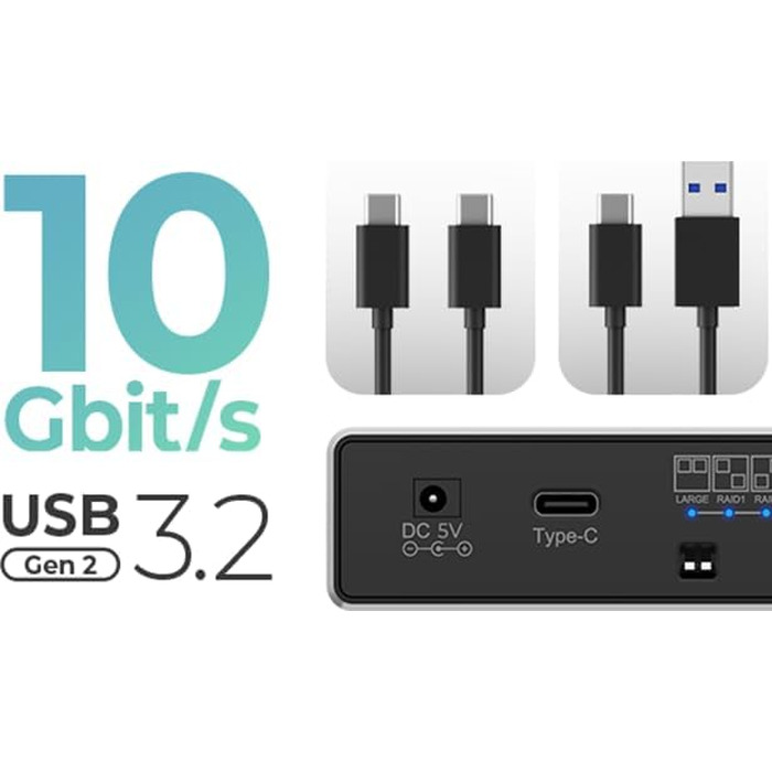 Зовнішня RAID-система Icy Box IB-RD2253-C31 для 2 SATA 2.5
