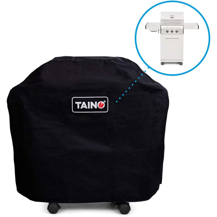Чохол для гриля TAINO Platinum Black 2+1, водостійкий захист, накриття для 2-пальникової плити