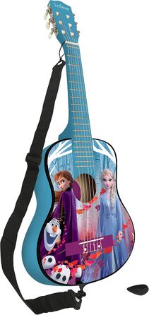 Гітара Lexibook Akustikgitarre K2200 Disney Frozen - дерев'яна, 36'', з навчальною інструкцією та чохлом