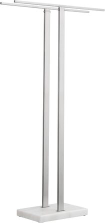 Підставка для рушників подвійна, настільна, з нержавіючої сталі, з мармуровою основою, 84 см, BTH217-2