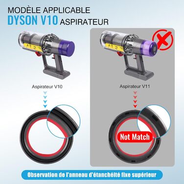 Замінник великого пилозбірника для пилососів Dyson V10 SV12 (969509-01)