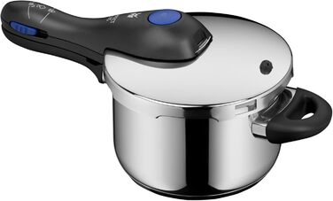Швидковарка WMF Perfect Plus One Pot Induktion 4,5л з функцією приготування на пару, Cromargan® нержавіюча сталь, 2 режими, знімний ручка кришки
