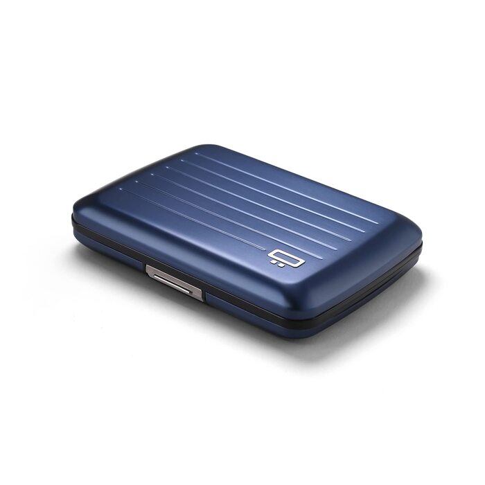 Кардхолдер ÖGON Smart Case Oslo: Алюмінієвий, RFID захист, Navy Blue