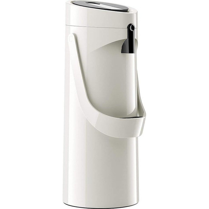 Emsa GmbH 515707 Ponza ISO Thermos Flask 1.9 l, Stainless Steel, 17 x 16.5 x 39 cm, Stainless Steel, White