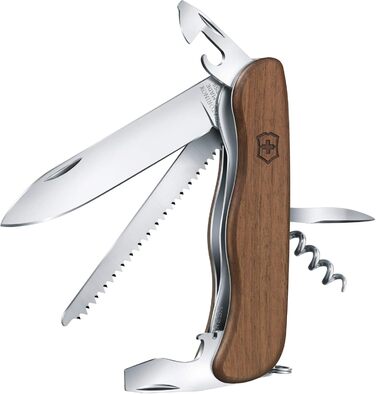 Мультитул Victorinox Forester - Швейцарський ніж, 10 функцій, з фіксатором леза