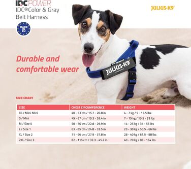 Шлейка Julius-K9 IDC® Color & Gray® для собак, велика (розмір 1), червоно-сіра