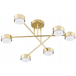 Підвісна люстра Elko-Lighting Mono Gold, 6 точок освітлення, GX53