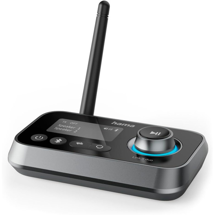 Bluetooth адаптер Hama для телевізора, стереосистеми, проектора: підключення навушників, колонок, телефону, планшета (Bluetooth передавач/приймач, Aux 3.5mm, Optical)