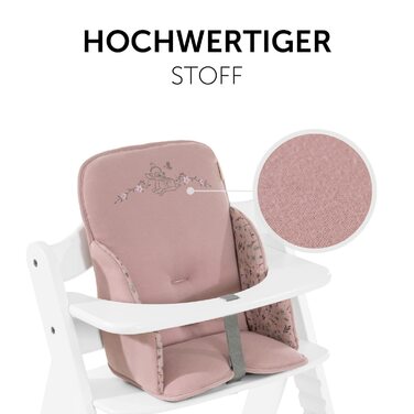 Подушка-вкладиш Hauck Alpha Cosy для стільчика Alpha+, Beta+, Arketa, високою спинкою, Disney Bambi Rose, для дітей 6-36 міс.