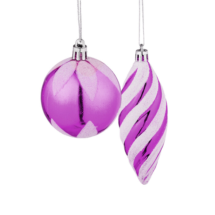 Relaxdays Set of 72 Christmas Baubles