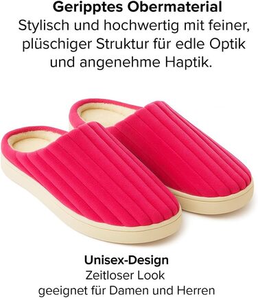 Тапочки для дому чоловічі та жіночі – М'які та зручні сліпони, ультралегкі, неслизькі, теплі зимові тапочки (37 EU, Рожевий)