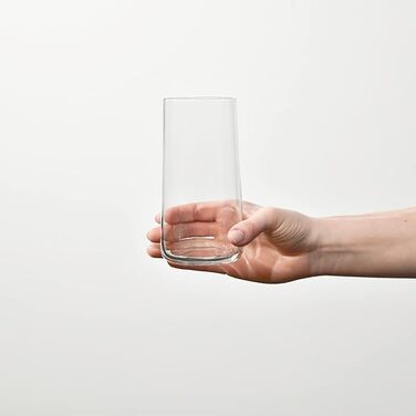 Krosno Highball Juice Glass, 540 ml, Avantgarde Collection, perfect for home, restaurants, parties, dishwasher-safe, 6 pieces