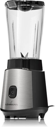 LEHMANN 1200W Stand Mixer & Smoothie Maker - Portable Blender with 2 Bottles (570ml & 400ml), Easy to Clean, 4-Blade System, Mini Blender for Juices, Shakes & Protein Shakes