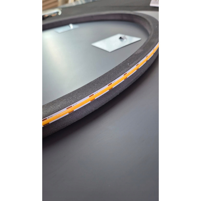 Кругле LED-дзеркало для ванної кімнати 60 см з підсвіткою COB