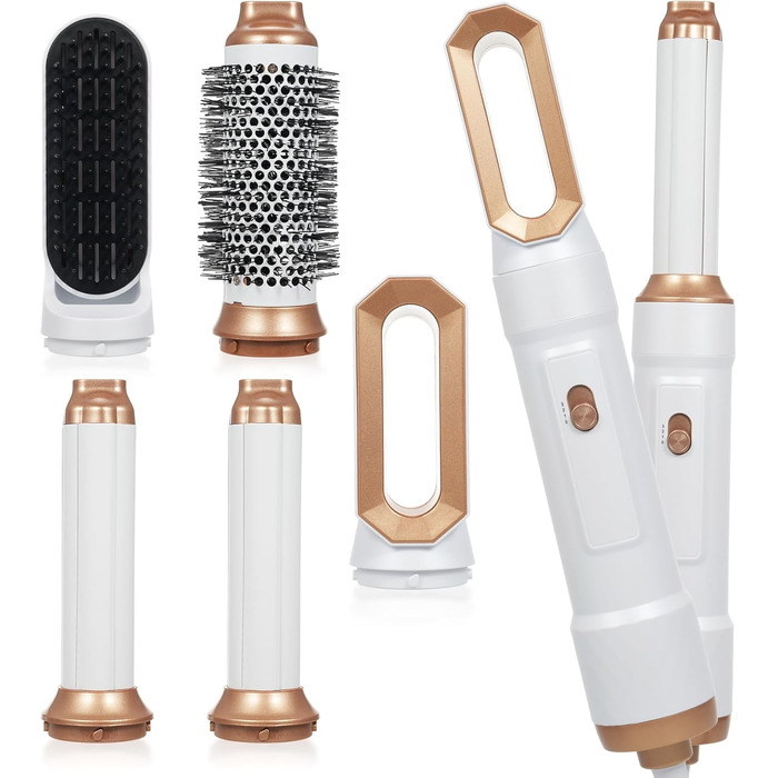 Набір аірстайлера 5 в 1: фен-щітка для волосся, об'єм, випрямлення, укладка