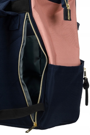 Міський рюкзак Peterson PTN ALFA NAVY+PINK, рожевий