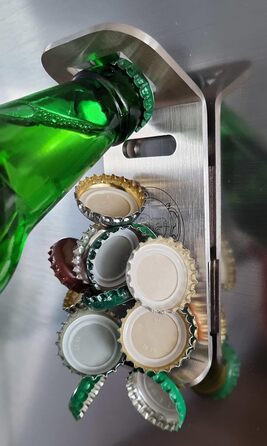 Ivalio Magnetic Bottle Opener | Strong Magnet Bottle Opener | Wall & Refrigerator Mounting | magnetic bottle opener | bottle opener