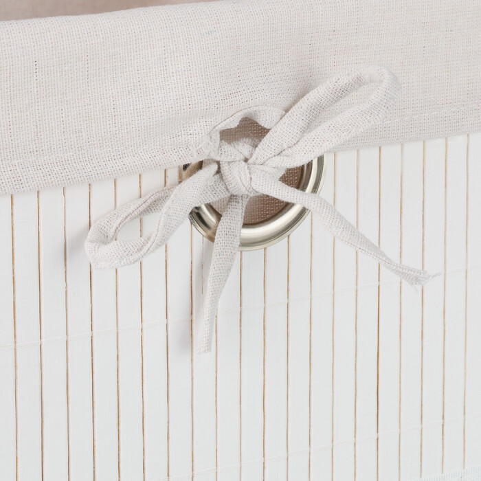 Relaxdays Bamboo Storage Basket Set