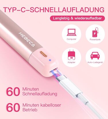 Електричний тример для обличчя для жінок 3-в-1: тример для брів, волосся на обличчі, носа. Бездротовий, вологостійкий, рожевий