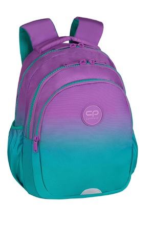 Багатофункціональний шкільний рюкзак CoolPack, фіолетово-зелений, 21 л