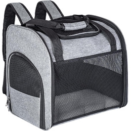 Транспортна сумка-рюкзак для котів та собак: вентильована, складна, для перевезення домашніх тварин