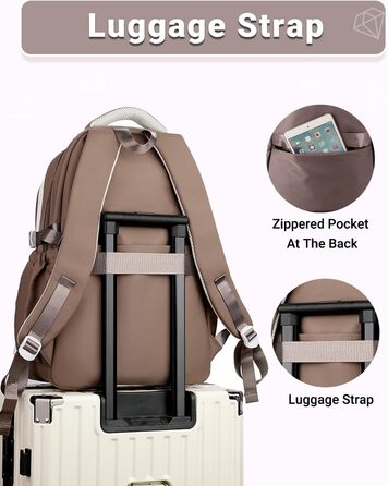 Дитячий рюкзак для дівчаток 2-10 класів, 32L | Легкий, з дихаючою спинкою та м'якими лямками | Рюкзак у школу для підлітків 8+ років (Хакі)